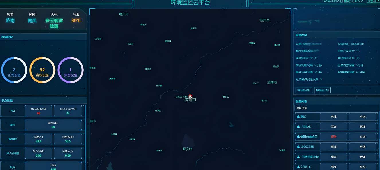 揚塵監測系統大數據可視化平臺是做什么的？