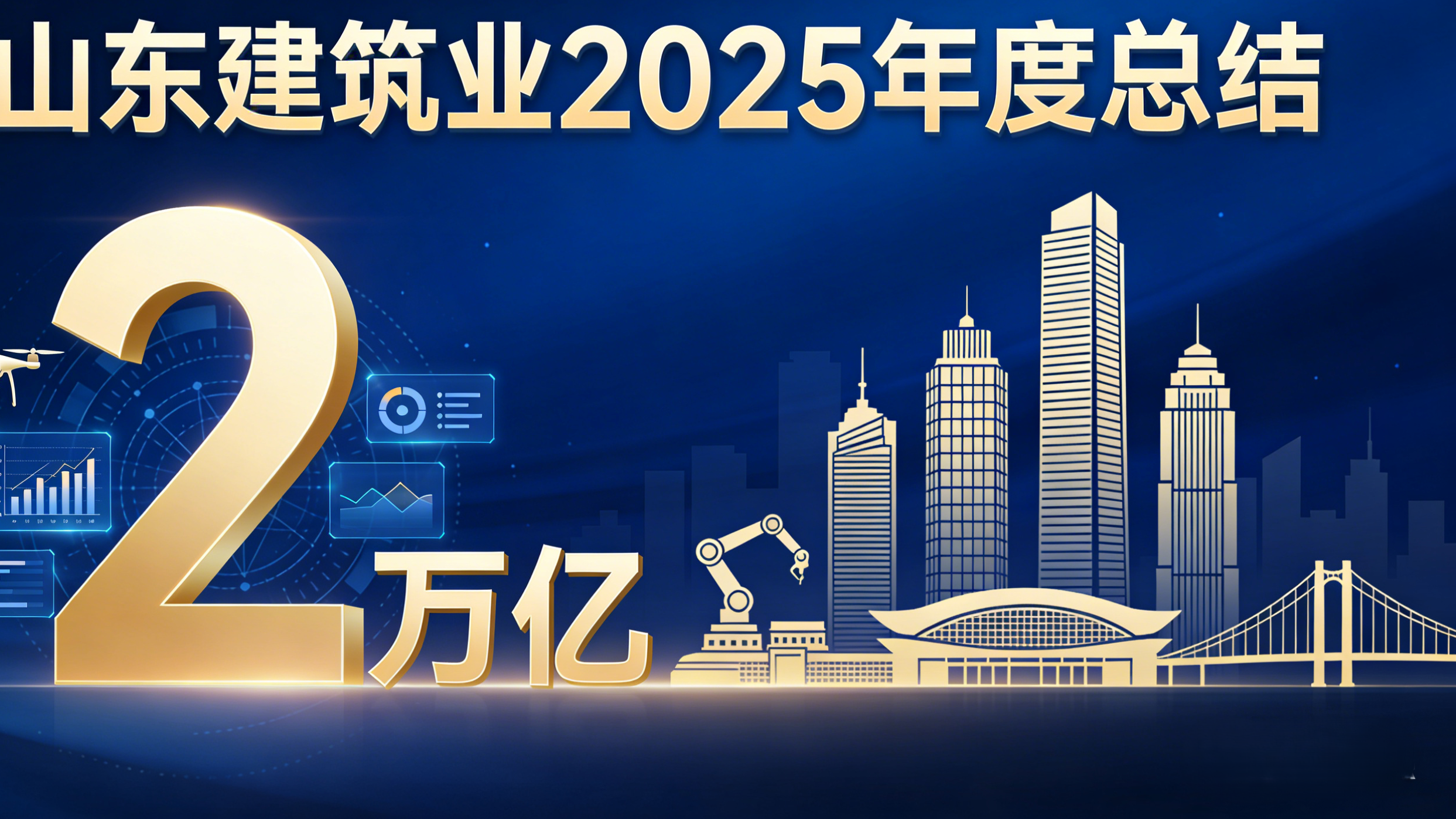 山東建筑業(yè)有多強(qiáng)？2025年產(chǎn)值近2萬(wàn)億！